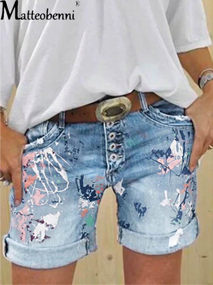 1. Clothing Denim Shorts