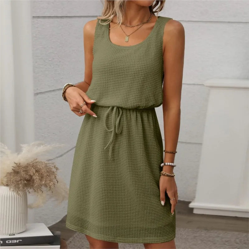 1. Clothing Drawstring Tank Dress