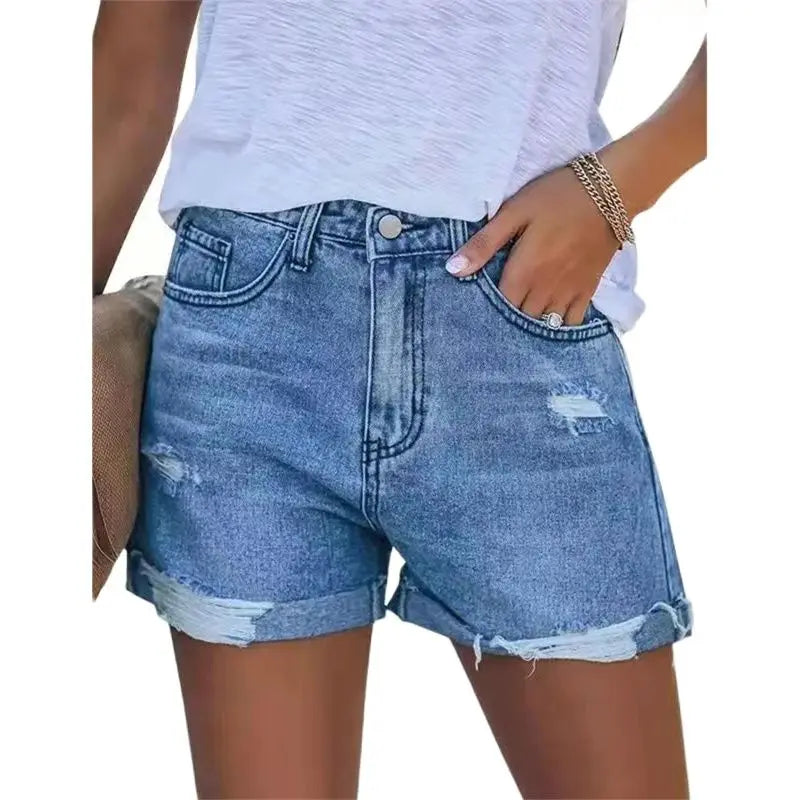 1. Clothing Stretch Denim Shorts
