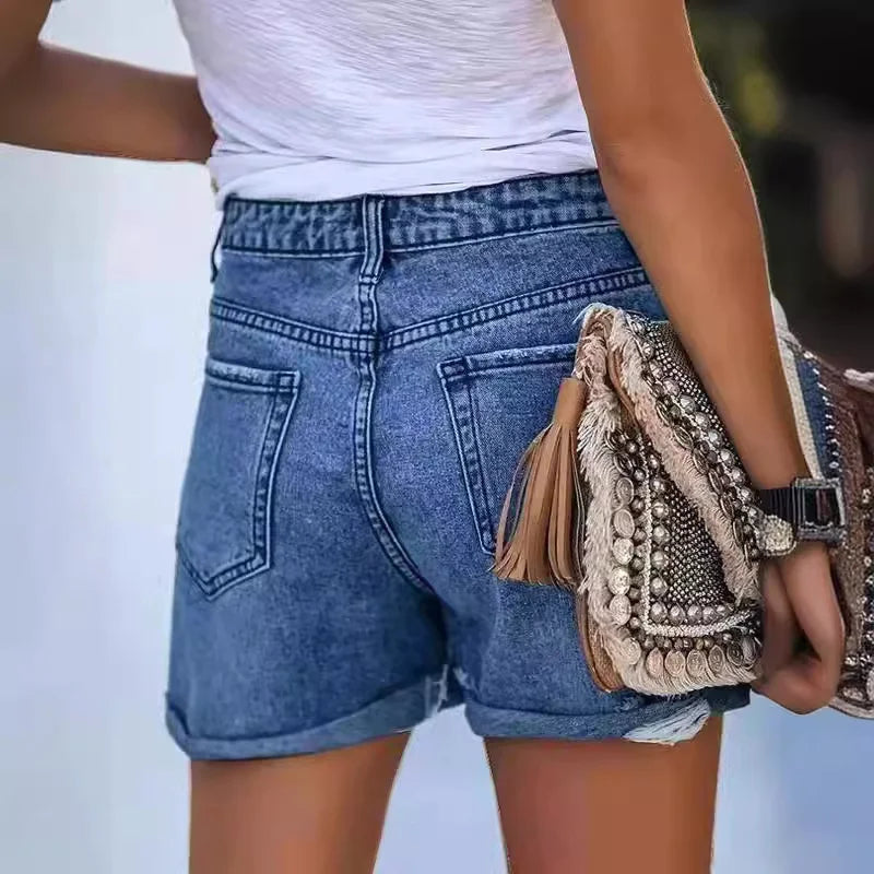 1. Clothing Stretch Denim Shorts