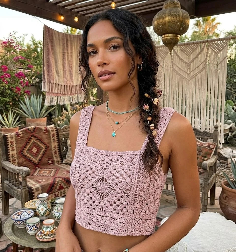 1. Clothing Boho Crochet Top