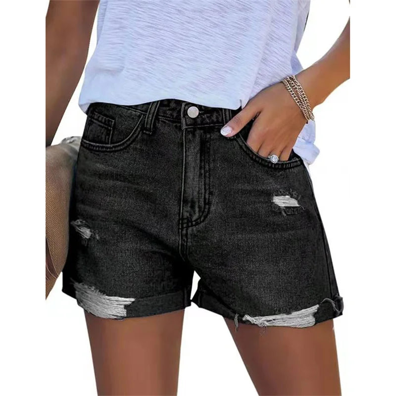 1. Clothing Stretch Denim Shorts