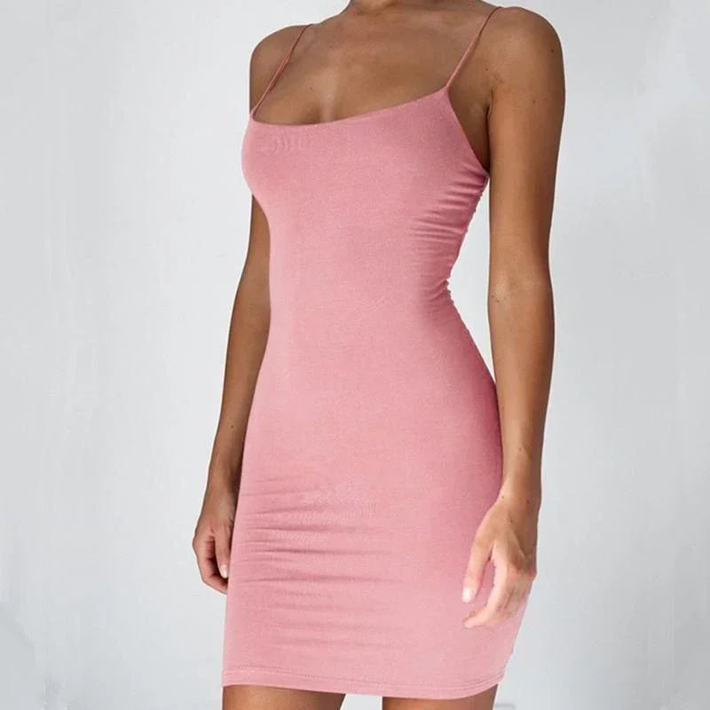 1. Clothing Spaghetti Strap Mini Dress