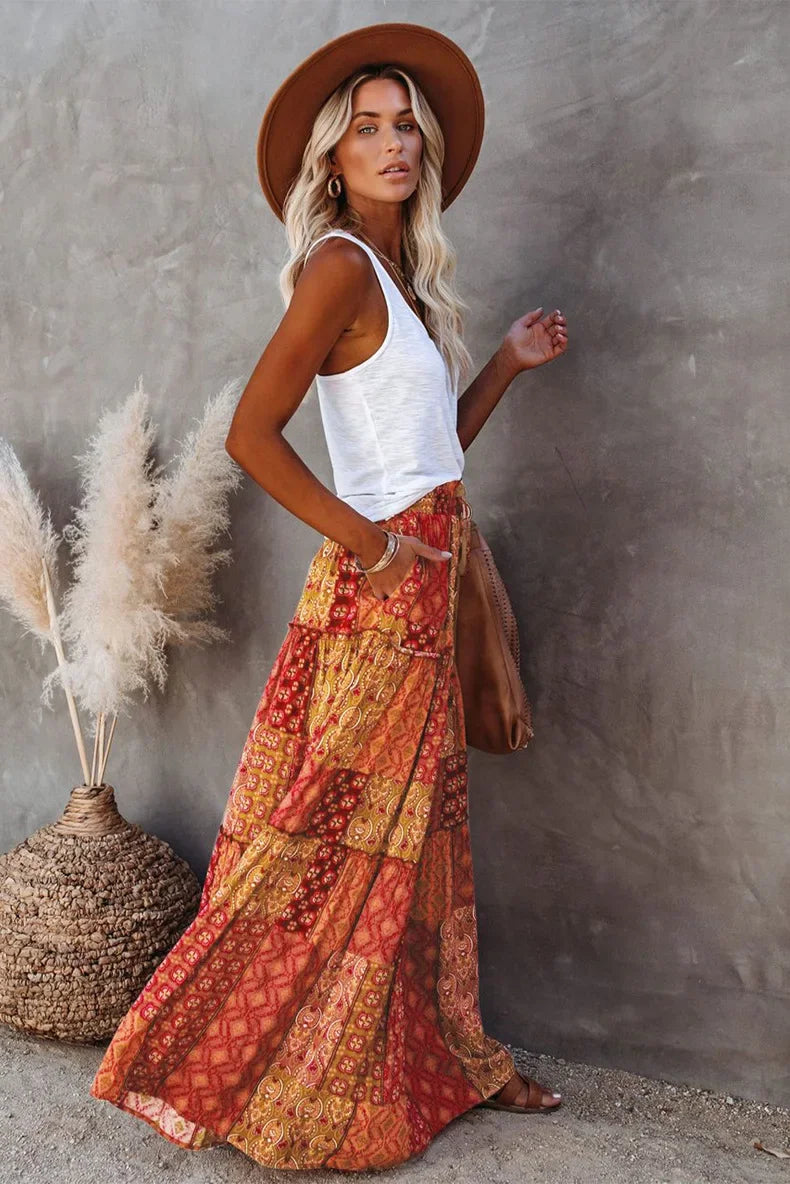 1. Clothing Boho Skirt